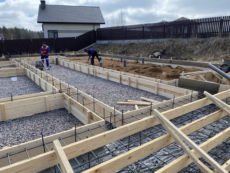 Фундамент каркасного дома