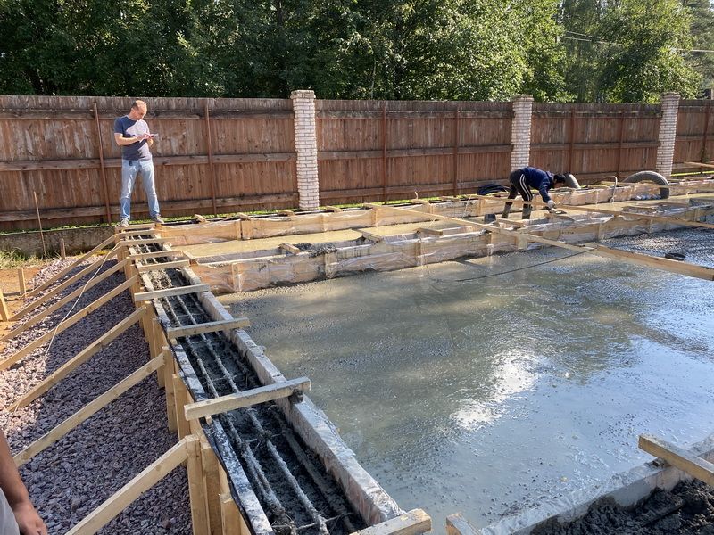 Фундамент каркасного дома