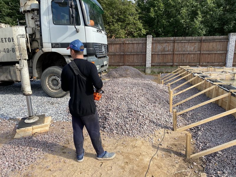 Фундамент каркасного дома