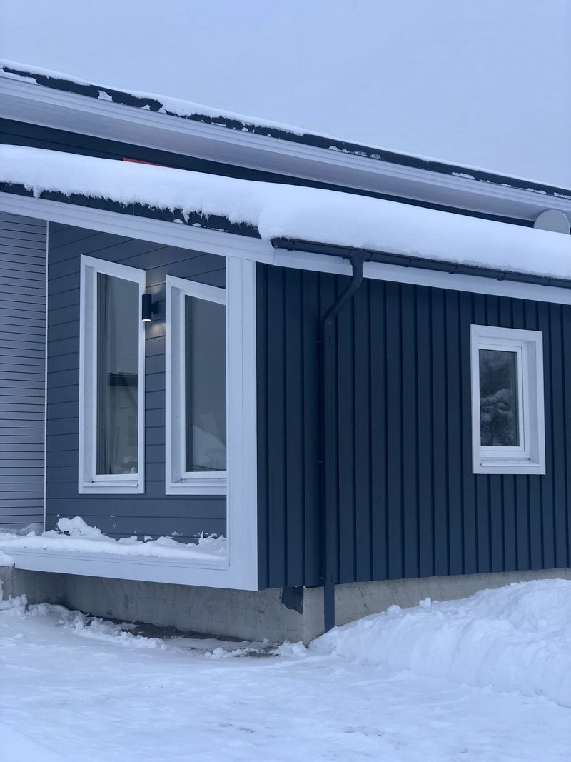 Фасад и отделка каркасного дома