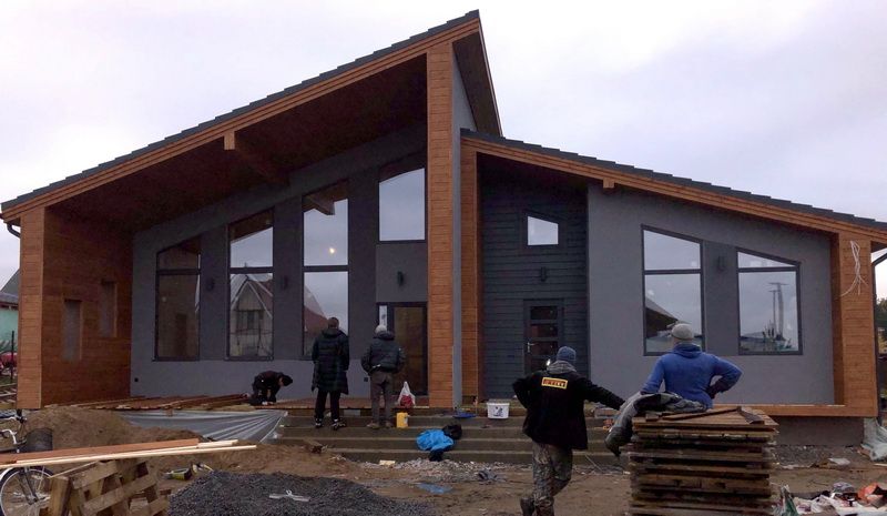  Каркасный дом