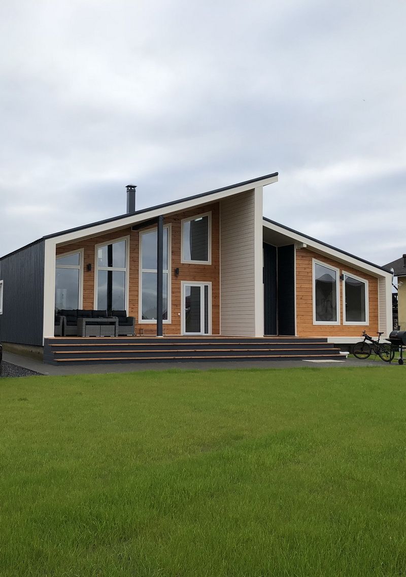 Фасад и отделка каркасного дома